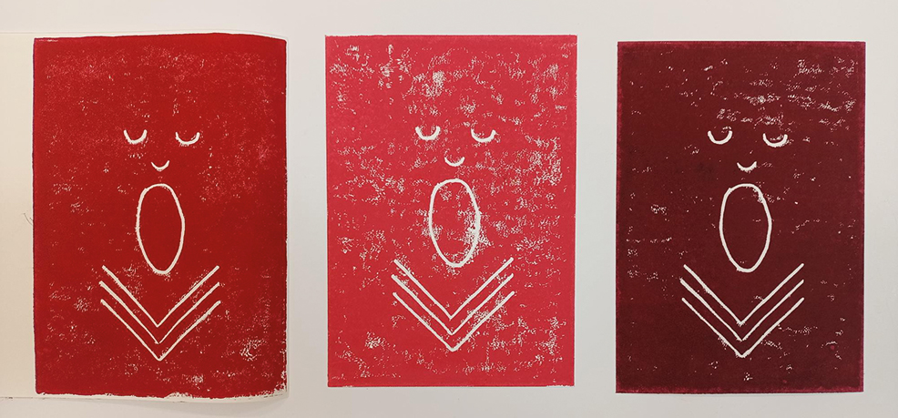 Foto: Schülerarbeit aus der Kunst-AG Berlstedt (Mal- und Zeichenschule)